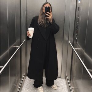 Zara Oversized soft coat in size small